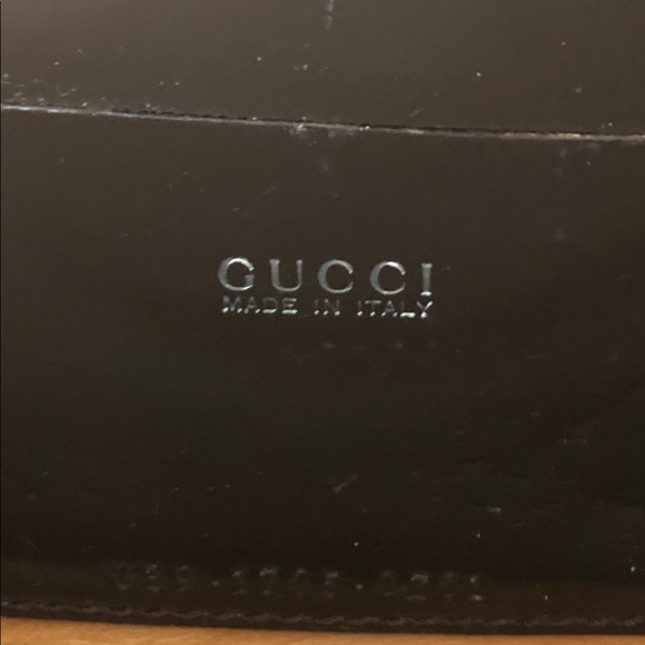 ✨Vintage Rare & Hard to Find GUCCI Bamboo Wallet On Chain Crossbody Mini Bag - Picture 11 of 16